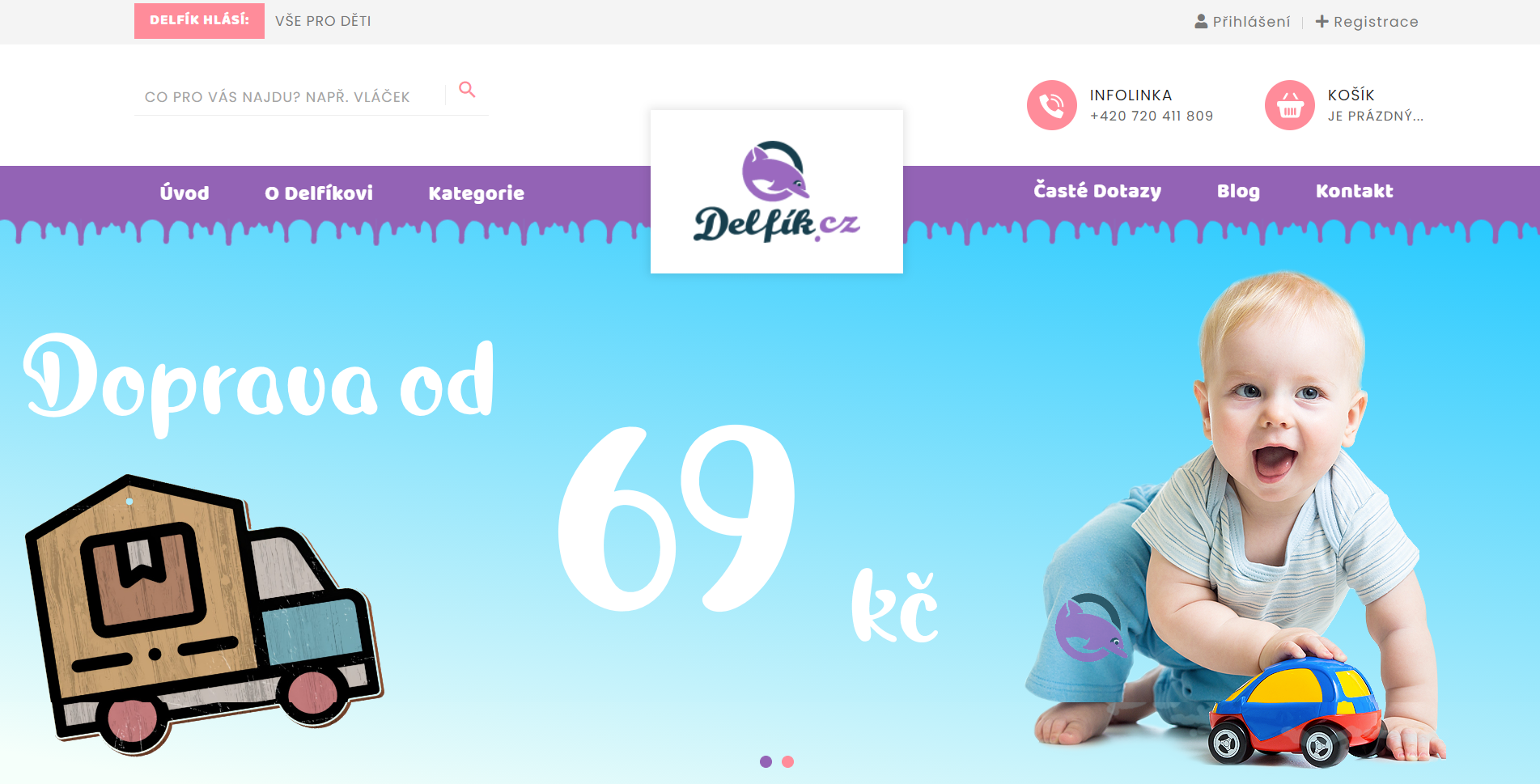 Delfik.cz - Svět hraček