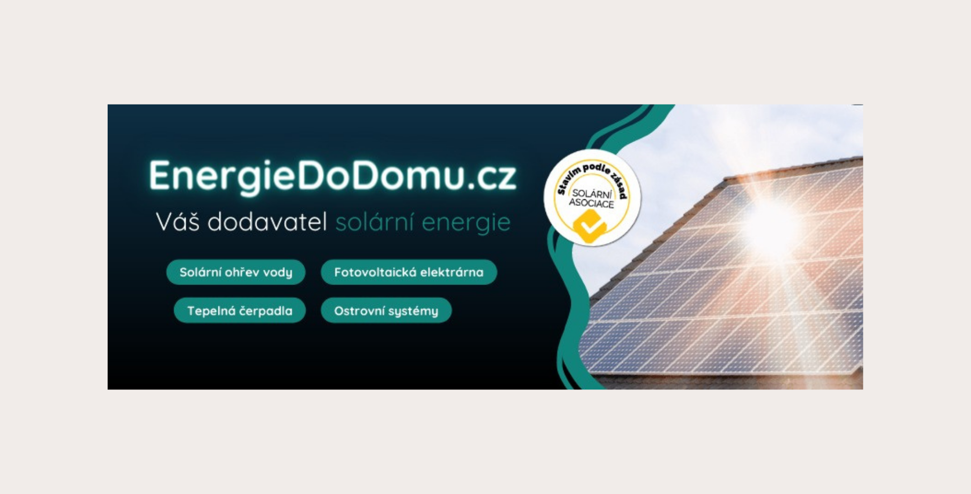EnergieDoDomu.cz - Facebook cover 